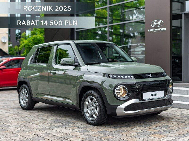 Zielony (metalik) Nowe 2025 Hyundai Inster Hatchback | 117 400 zł - Obraz 1/4