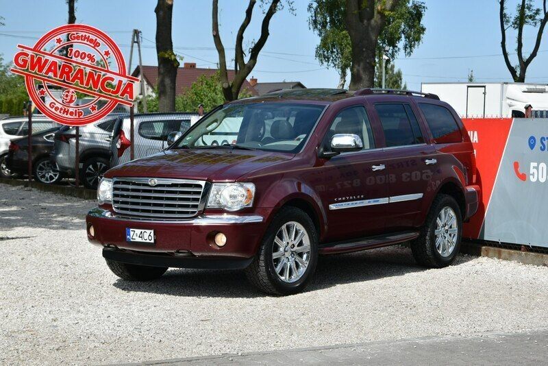 Bordowy Używany 2008 Chrysler Aspen Limited SUV | 39 900 zł - Obraz 1/4
