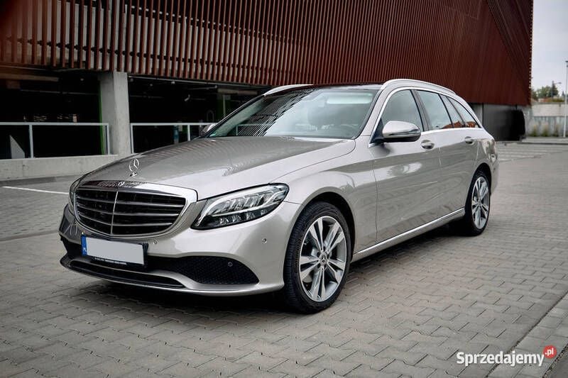 Beżowy Używany 2019 Mercedes C200 Exclusive Kombi | 99 990 zł (Dobra cena) - Obraz 1/4