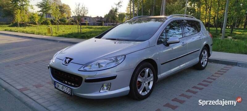 Srebrny Używany 2005 Peugeot 407 Kombi | 12 500 zł - Obraz 1/4