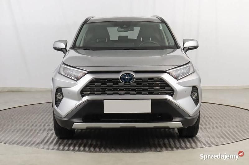 Srebrny Używany 2021 Toyota RAV4 Hybrid SUV | 129 999 zł - Obraz 1/4
