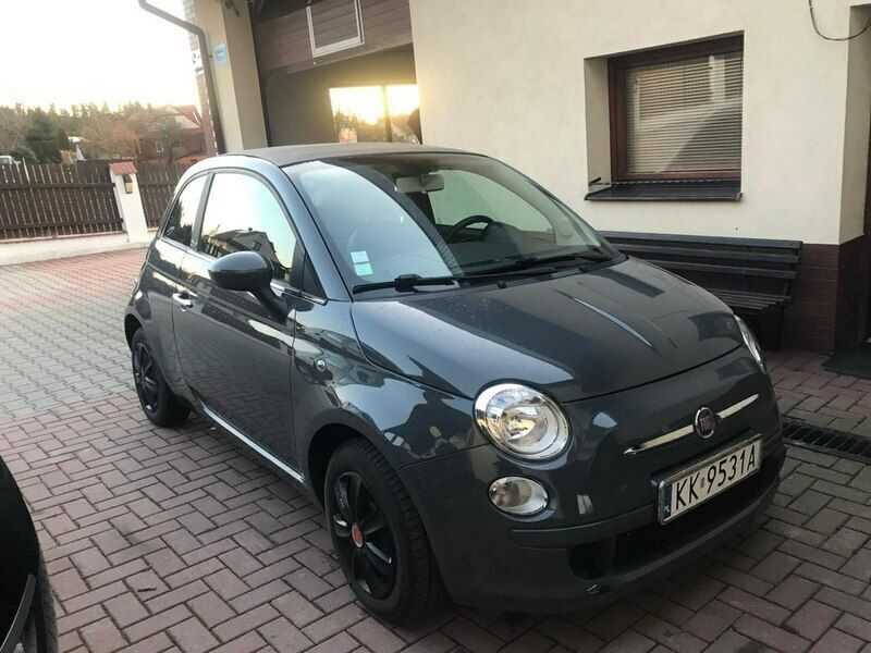 Niebieski Używany 2012 Fiat 500 Kabriolet | 18 500 zł (Dobra cena) - Obraz 1/4