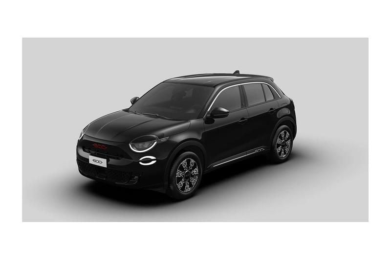 Lakier pastelowy czarny cinema Nowe 2025 Fiat 600E Red Hatchback | 129 286 zł - Obraz 1/3