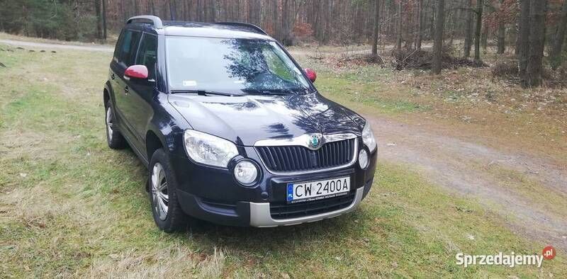 Czarny Używany 2013 Skoda Yeti SUV | 28 500 zł - Obraz 1/4