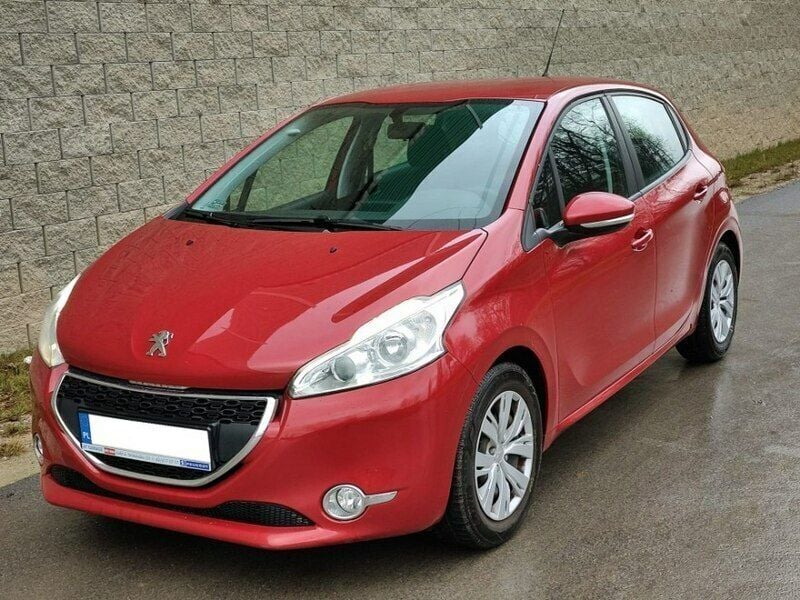 Bordowy Używany 2013 Peugeot 208 Hatchback | 29 900 zł (Drogi) - Obraz 1/4