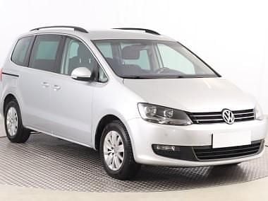 Srebrny Używany 2012 VW Sharan Minivan | 54 999 zł - Obraz 1/4