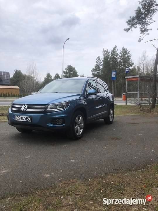 Niebieski Używany 2015 VW Tiguan SUV | 53 900 zł (Dobra cena) - Obraz 1/4