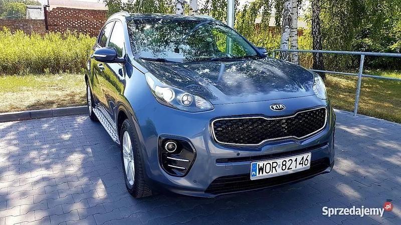 Niebieski Używany 2017 Kia Sportage SUV | 58 000 zł (Uczciwa cena) - Obraz 1/4