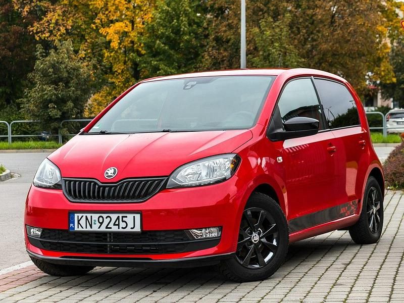 Czerwony Używany 2018 Skoda Citigo Hatchback | 39 000 zł (Uczciwa cena) - Obraz 1/4