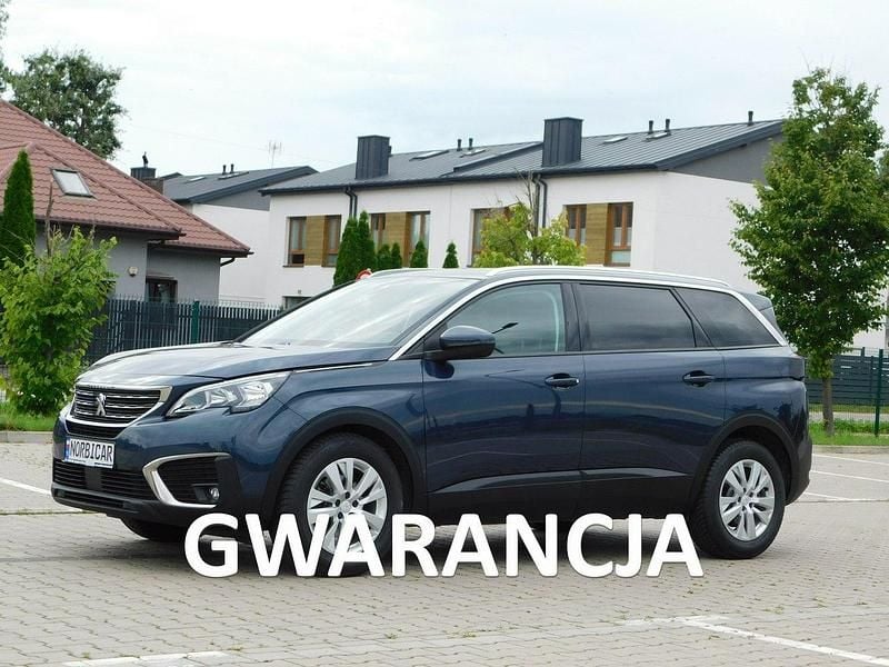 Niebieski Używany 2019 Peugeot 5008 Minivan | 63 980 zł (Super Cena) - Obraz 1/4