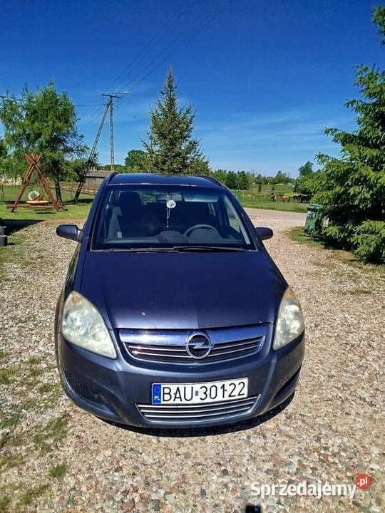 Grafitowy Używany 2009 Opel Zafira Minivan | 11 000 zł - Obraz 1/4