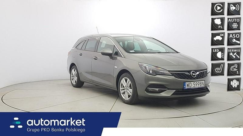 Szary Używany 2020 Opel Astra GS Line Kombi | 40 850 zł (Uczciwa cena) - Obraz 1/4