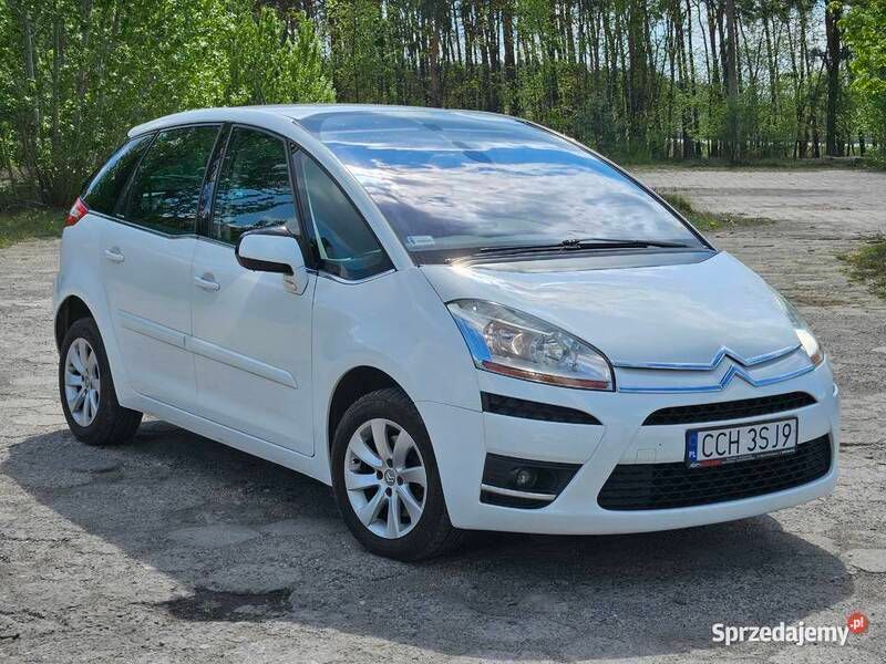 Biały Używany 2010 Citroën C4 Picasso Minivan | 12 000 zł (Dobra cena) - Obraz 1/4