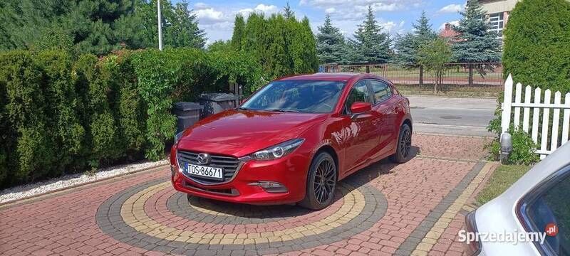 Używany Mazda 3 2017 Bordowy Hatchback