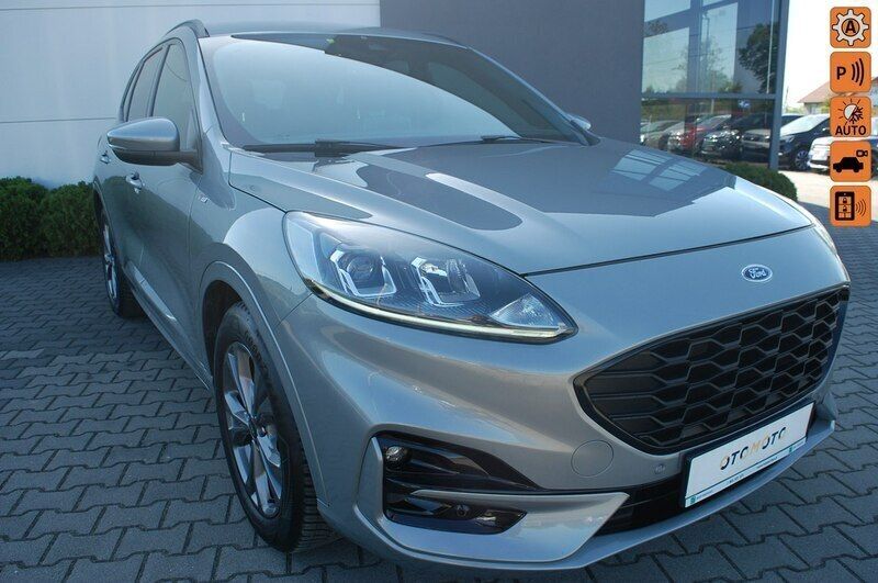Szary (metalik) Używany 2021 Ford Kuga ST-Line SUV | 68 900 zł (Dobra cena) - Obraz 1/4