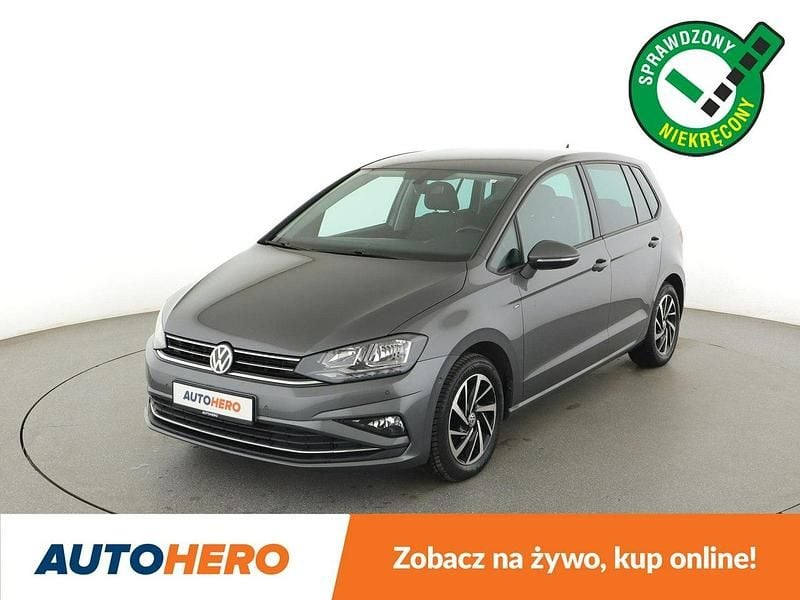 Szary Używany 2019 VW Golf Sportsvan Minivan | 56 100 zł - Obraz 1/3