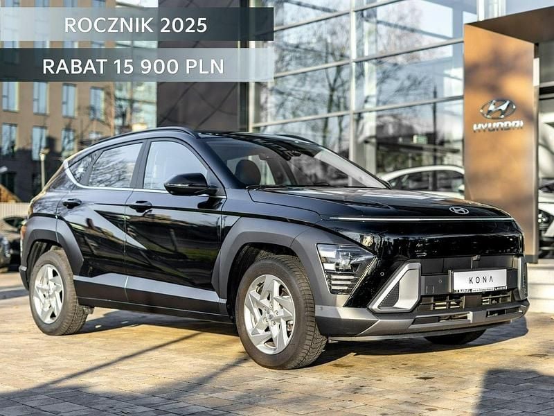 Czarny (metalik) Nowe 2025 Hyundai Kona SUV | 131 900 zł (Uczciwa cena) - Obraz 1/4