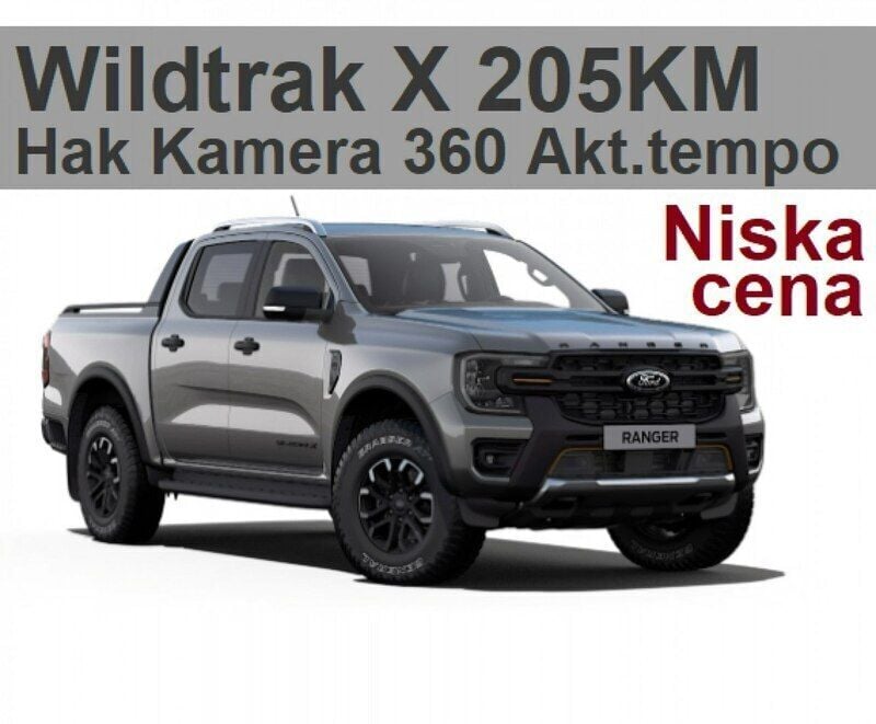 Szary Nowe 2024 Ford Ranger Wildtrack Pickup | 222 630 zł (Super Cena) - Obraz 1/4