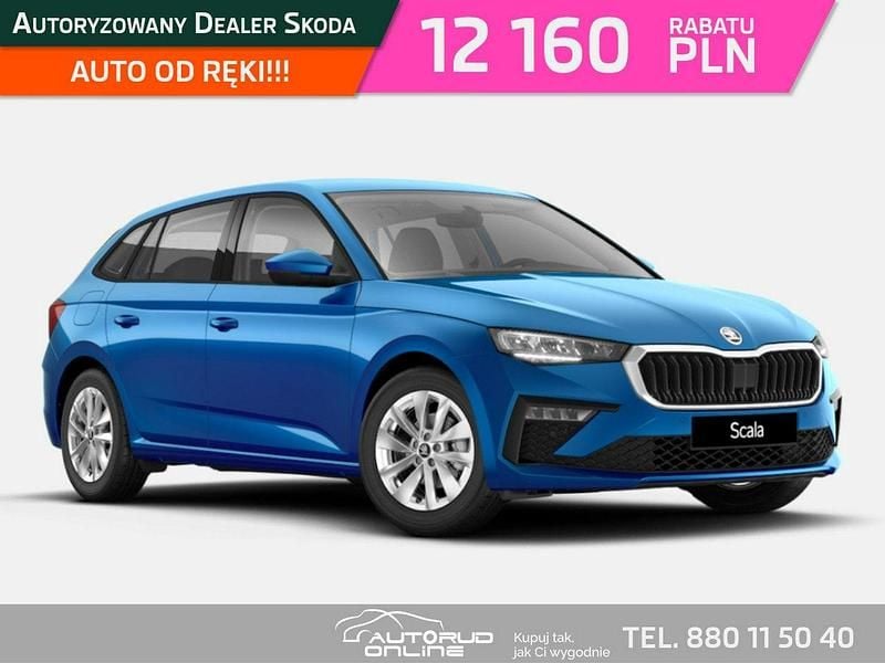 Niebieski (metalik) Nowe 2025 Skoda Scala Hatchback | 104 760 zł (Dość drogi) - Obraz 1/4