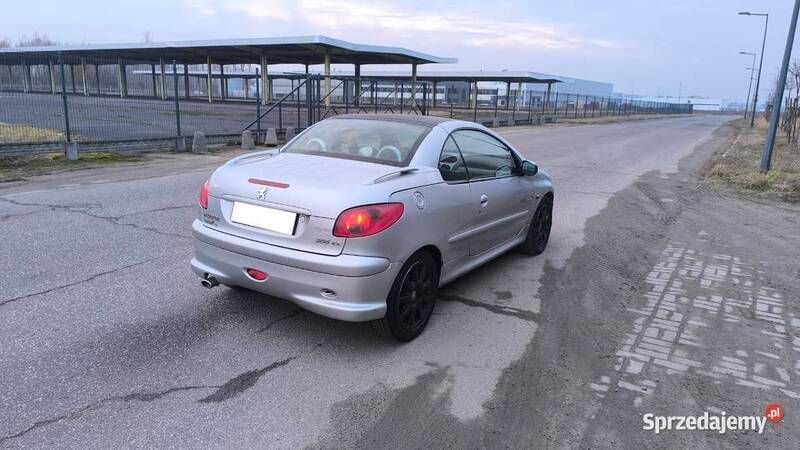 Srebrny Używany 2005 Peugeot 206 CC Quiksilver Kabriolet | 4900 zł - Obraz 1/4