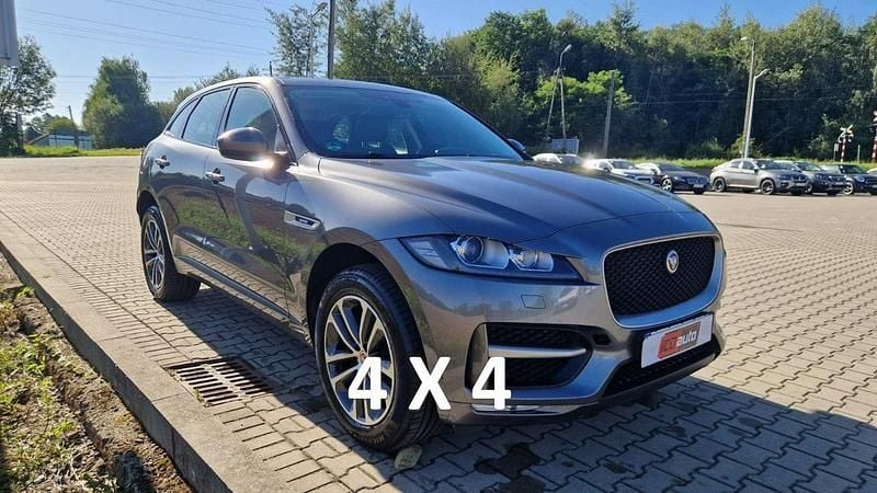 Szary Używany 2017 Jaguar F-Pace R-Sport SUV | 32 500 zł - Obraz 1/4