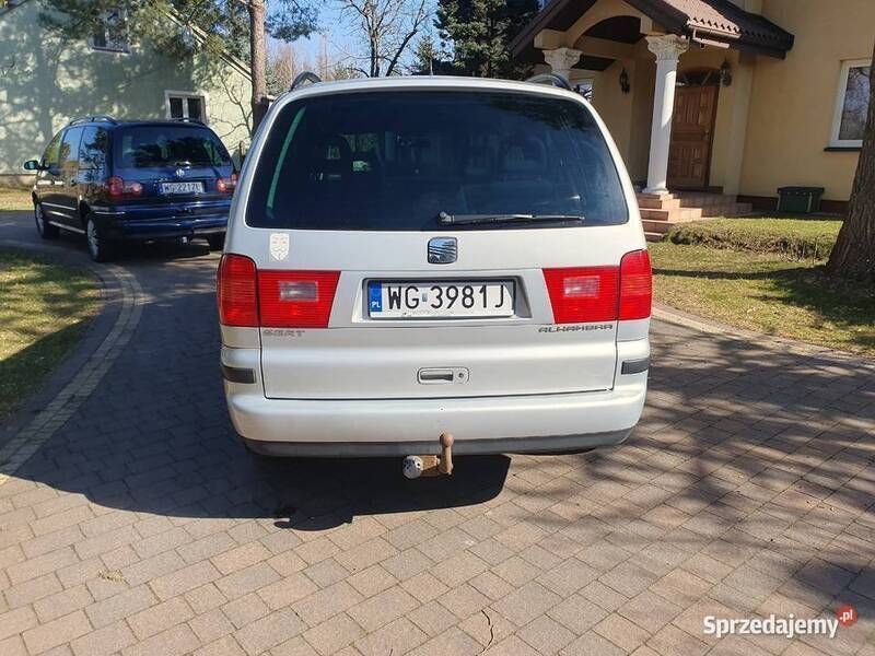 Używany Seat Alhambra 2002 Srebrny Minivan