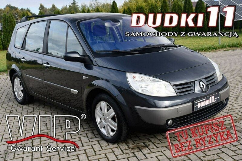 Grafitowy Używany 2004 Renault Grand Scénic II Minivan | 9900 zł - Obraz 1/4
