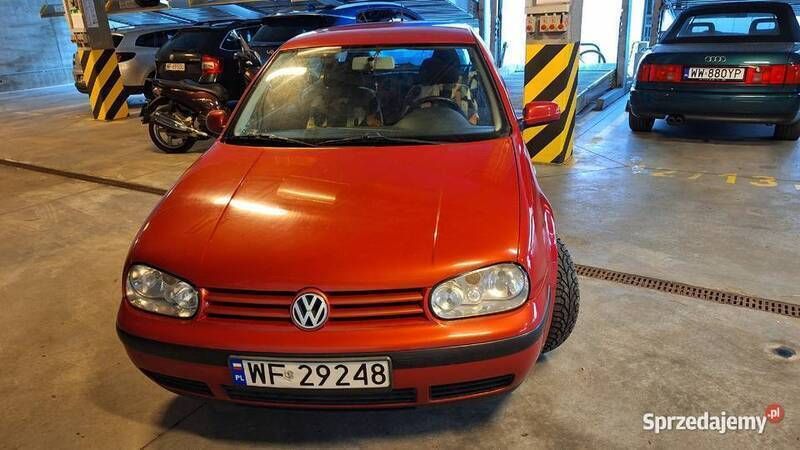 Czerwony Używany 2002 VW Golf IV Hatchback | 7500 zł (Drogi) - Obraz 1/3