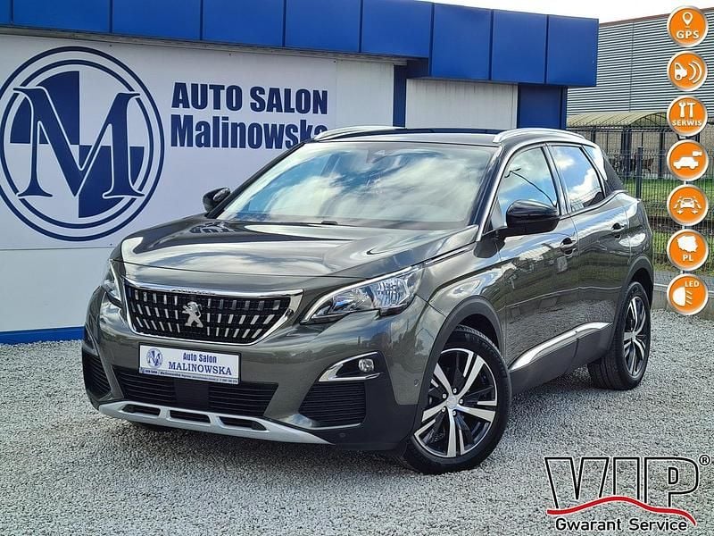 Zielony Używany 2018 Peugeot 3008 SUV | 64 900 zł (Uczciwa cena) - Obraz 1/4