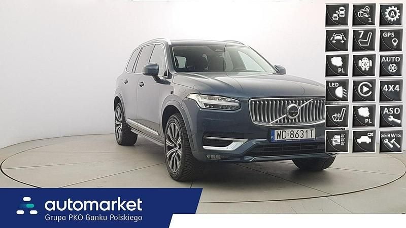 Niebieski Używany 2024 Volvo XC90 Plus SUV | 279 850 zł - Obraz 1/4