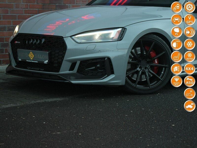 Szary Używany 2018 Audi RS5 Coupe | 199 990 zł - Obraz 1/4