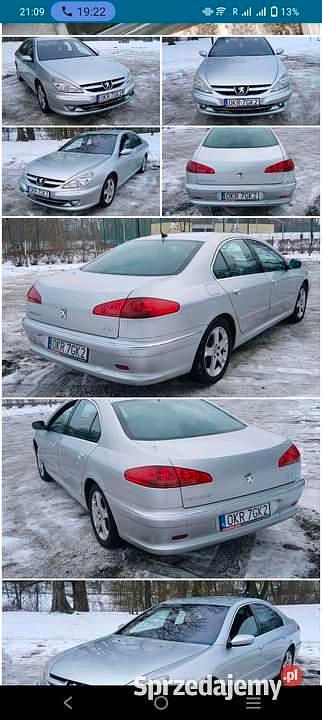 Używany Peugeot 607 2010 Srebrny Sedan/Limuzyna