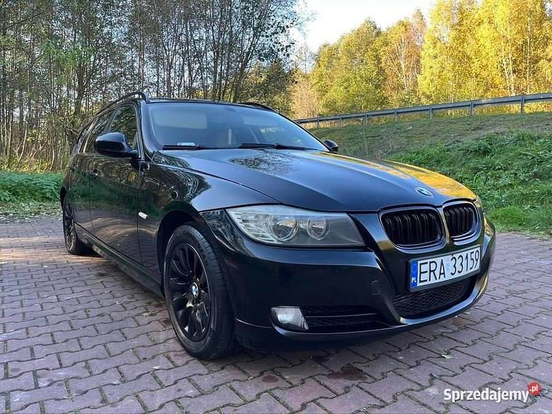 Czarny Używany 2008 BMW 320 Efficient Dynamics Kombi | 20 000 zł (Dość drogi) - Obraz 1/4