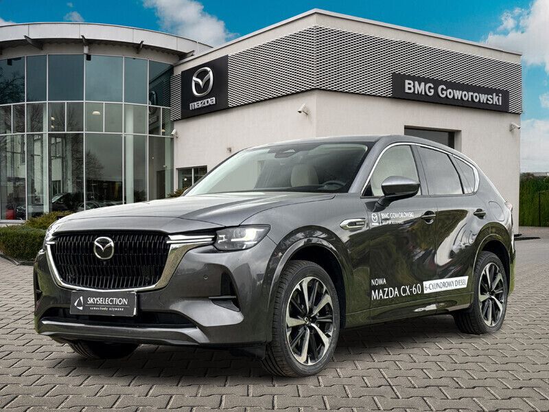 Machine gray Nowe 2024 Mazda CX-60 SUV | 242 900 zł (Dobra cena) - Obraz 1/4