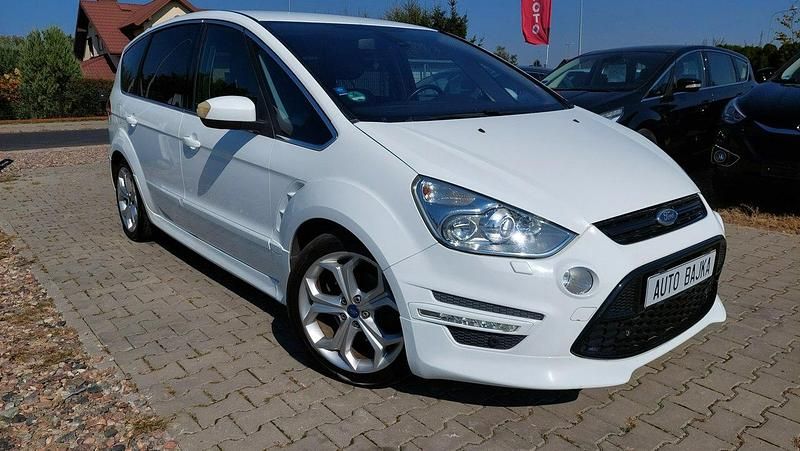 Biały Używany 2010 Ford S-MAX Titanium S Minivan | 29 900 zł (Drogi) - Obraz 1/4