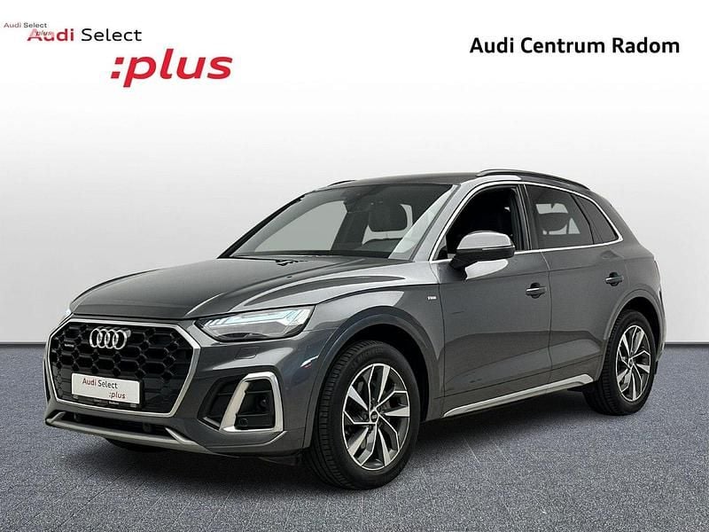 Szary Używany 2022 Audi Q5 S-Line SUV | 209 980 zł - Obraz 1/4