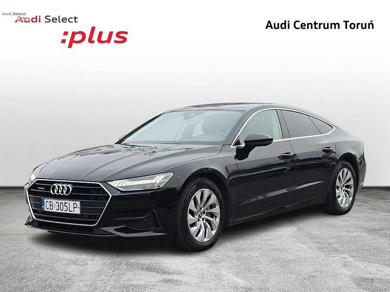Czarny Używany 2020 Audi A7 Design Hatchback | 169 000 zł - Obraz 1/4
