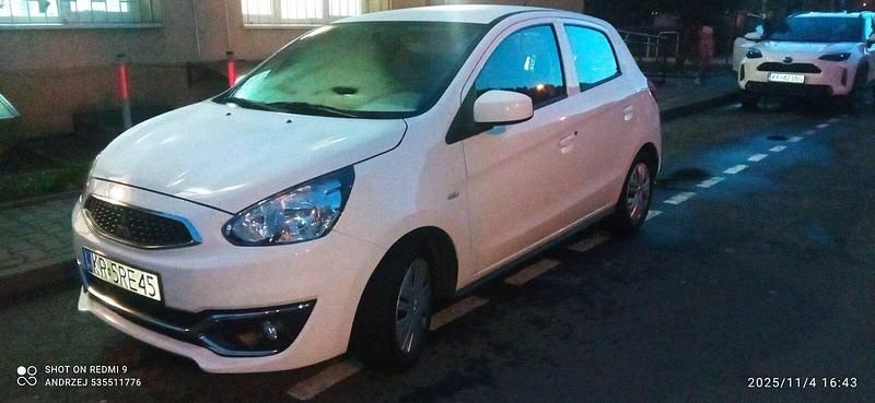 Biały Używany 2019 Mitsubishi Space Star Hatchback | 24 900 zł (Super Cena) - Obraz 1/4