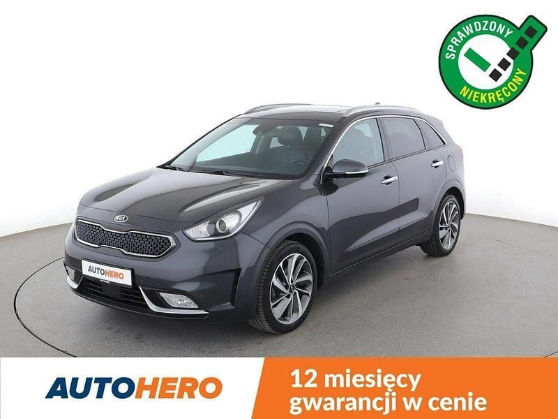 Szary Używany 2017 Kia Niro 2 SUV | 62 100 zł (Dość drogi) - Obraz 1/3
