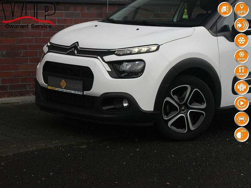 Biały (metalik, perła) Używany 2022 Citroën C3 Hatchback | 48 990 zł (Uczciwa cena) - Obraz 1/4