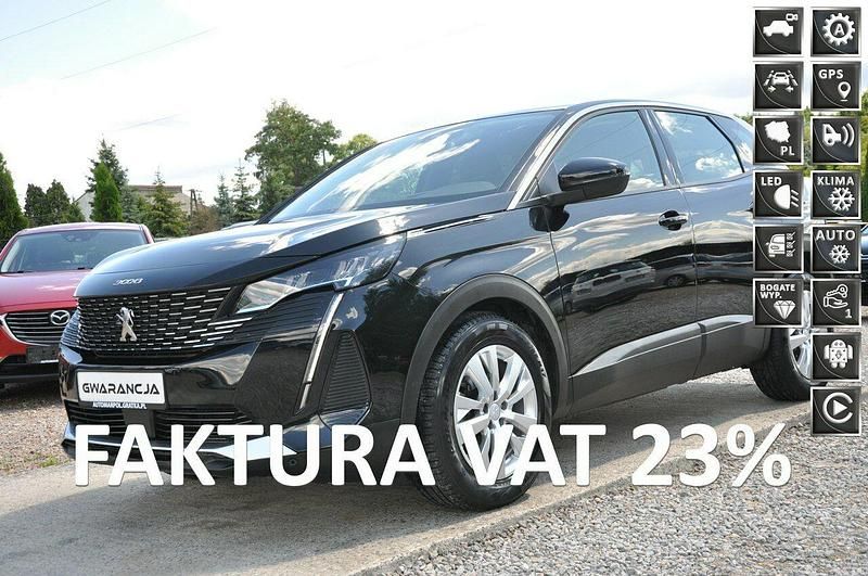 Czarny Używany 2022 Peugeot 3008 SUV | 78 800 zł (Uczciwa cena) - Obraz 1/4