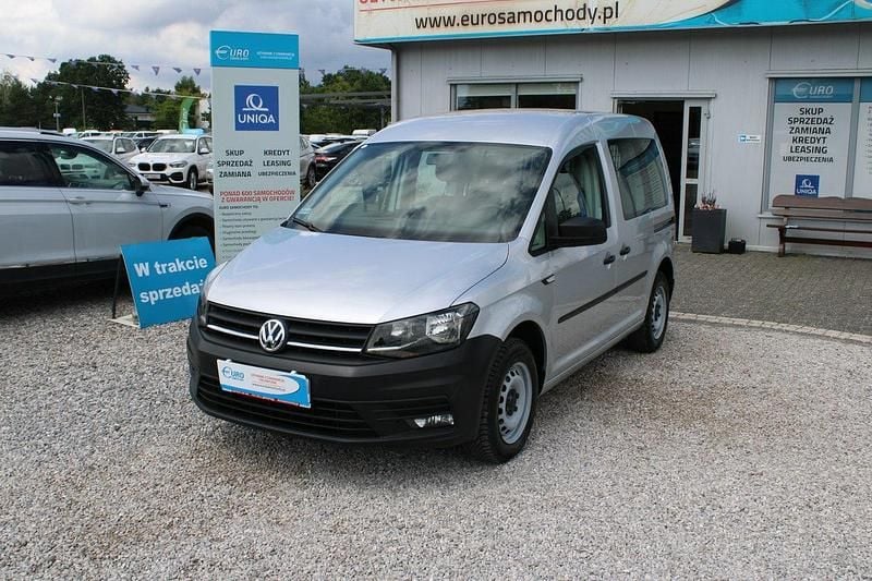 Srebrny (metalik) Używany 2020 VW Caddy Minivan | 48 699 zł (Super Cena) - Obraz 1/3