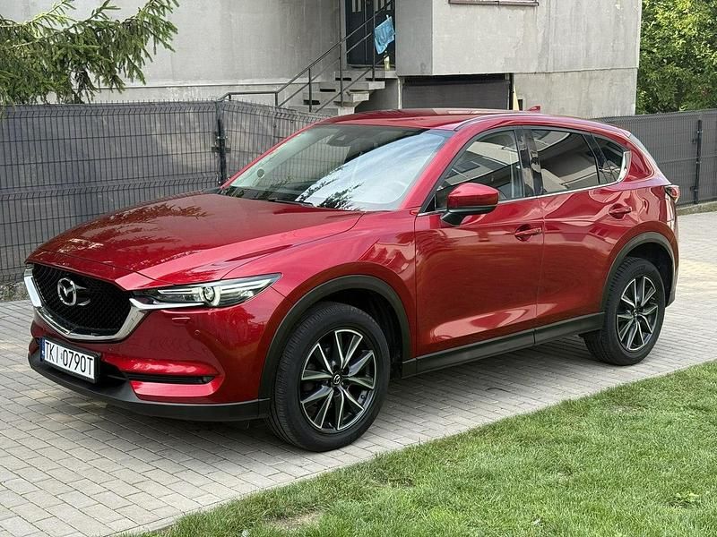 Bordowy Używany 2017 Mazda CX-5 SUV | 69 900 zł (Uczciwa cena) - Obraz 1/4