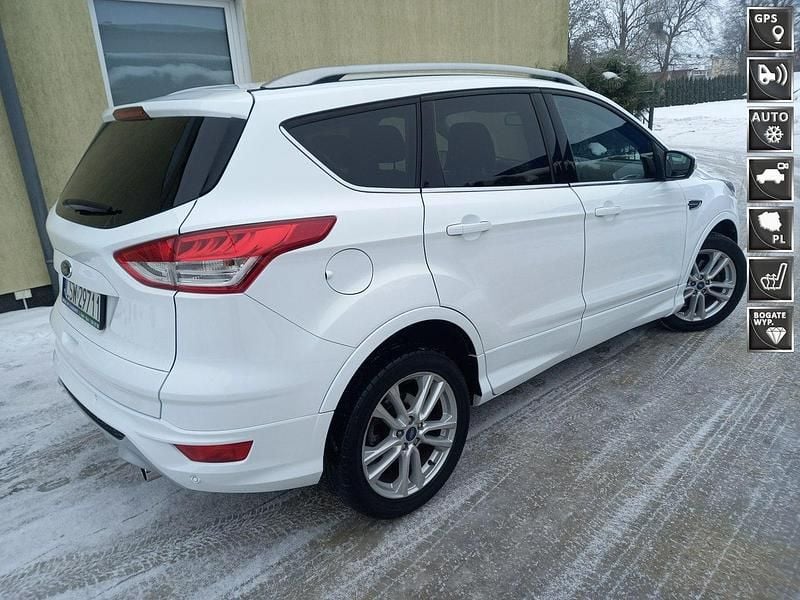 Biały Używany 2014 Ford Kuga Titanium SUV | 39 900 zł (Dobra cena) - Obraz 1/4