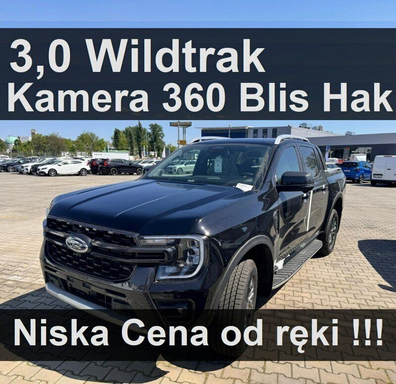 Czarny (metalik) Nowe 2024 Ford Ranger Wildtrack Pickup | 293 970 zł (Drogi) - Obraz 1/4