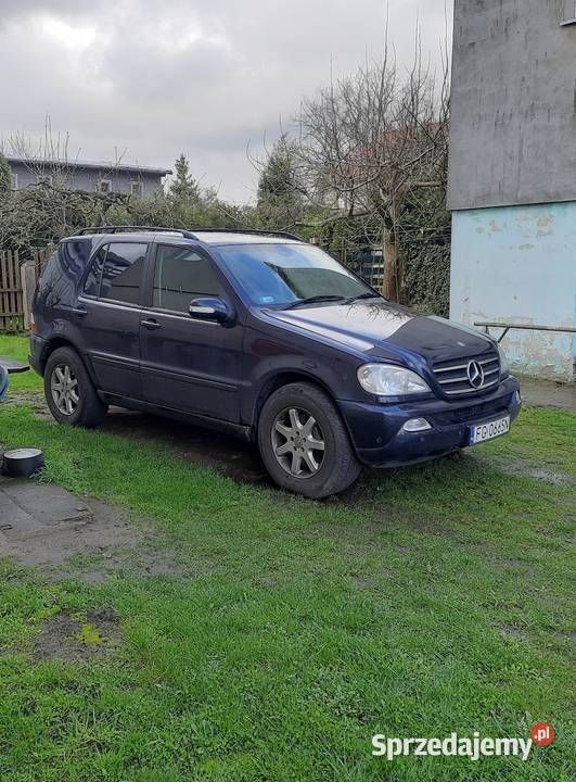 Niebieski Używany 2002 Mercedes ML500 SUV | 15 500 zł - Obraz 1/4