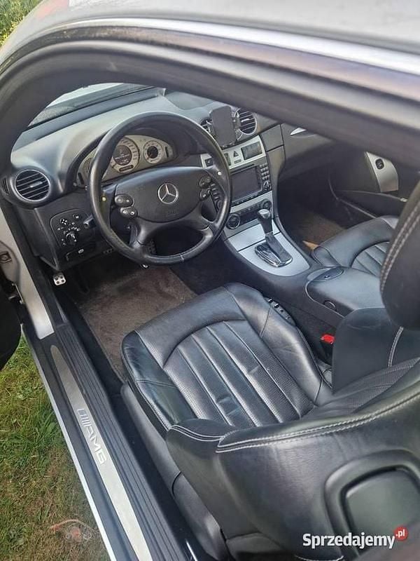 Srebrny Używany 2005 Mercedes CLK55 AMG AMG Coupe | 63 000 zł - Obraz 1/4