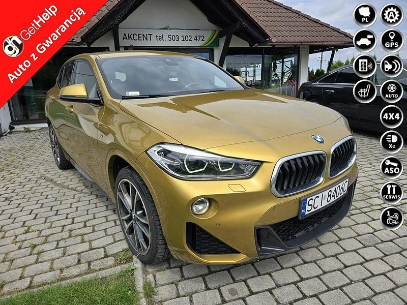 Złoty (metalik) Używany 2018 BMW X2 SUV | 94 900 zł - Obraz 1/4