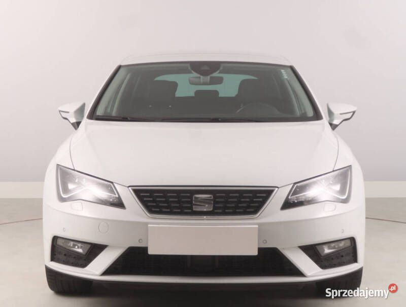 Biały Używany 2017 Seat Leon Hatchback | 52 999 zł (Uczciwa cena) - Obraz 1/4