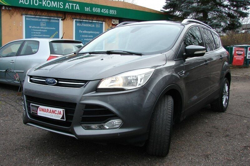 Szary Używany 2014 Ford Kuga Titanium SUV | 39 900 zł (Dobra cena) - Obraz 1/4